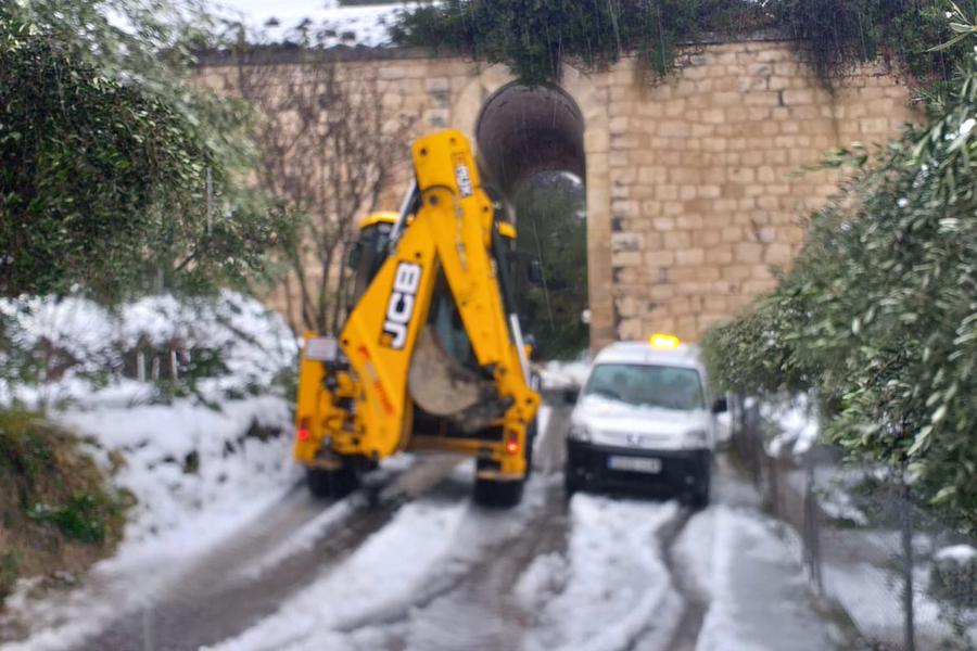 Nevada en Ontinyent enero 2020