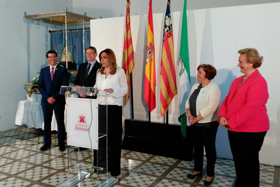 Susana Díaz y Ximo Puig, en Ontinyent