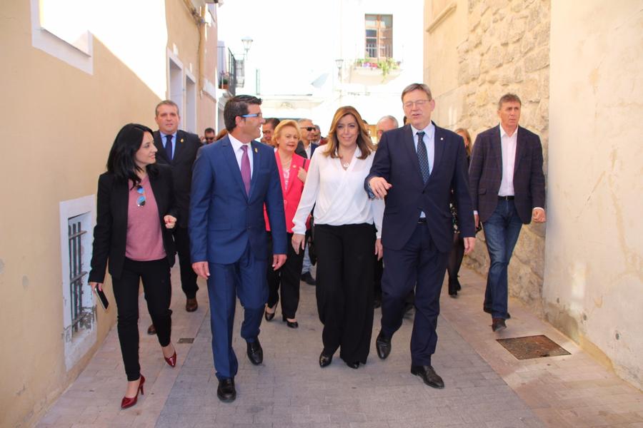 Susana Díaz y Ximo Puig, en Ontinyent