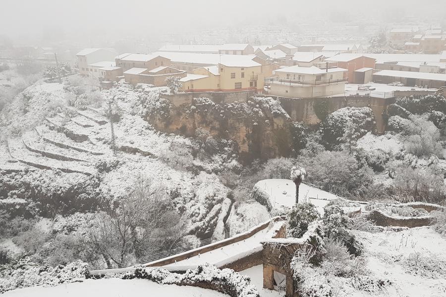 Nieve en Bocairent
