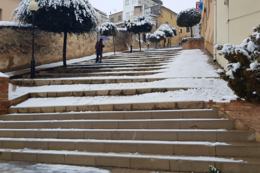 Nieve en Bocairent. Filomena
