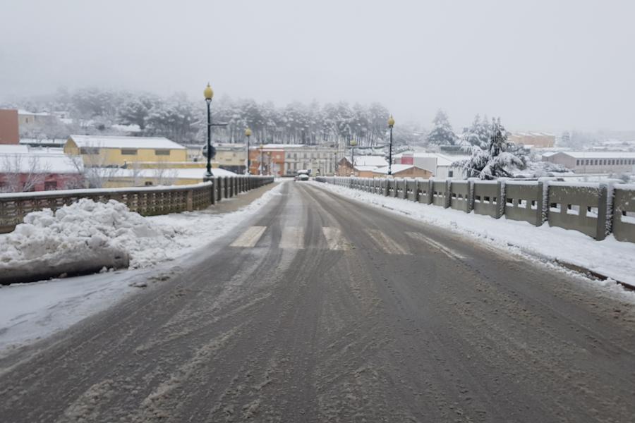Nieve en Bocairent. Filomena