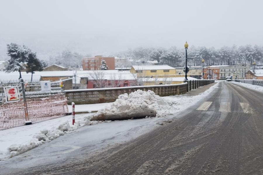 Nieve en Bocairent. Filomena
