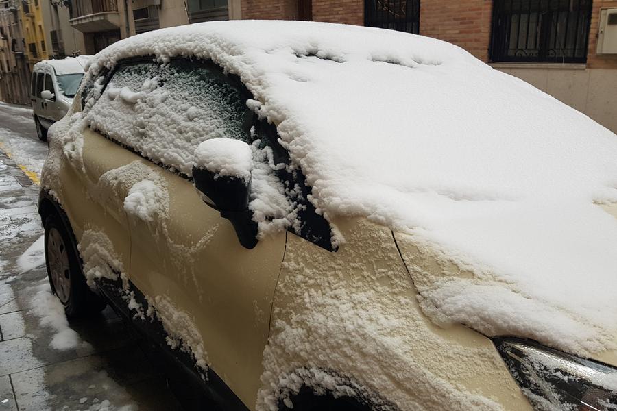 Nieve en Bocairent. Filomena