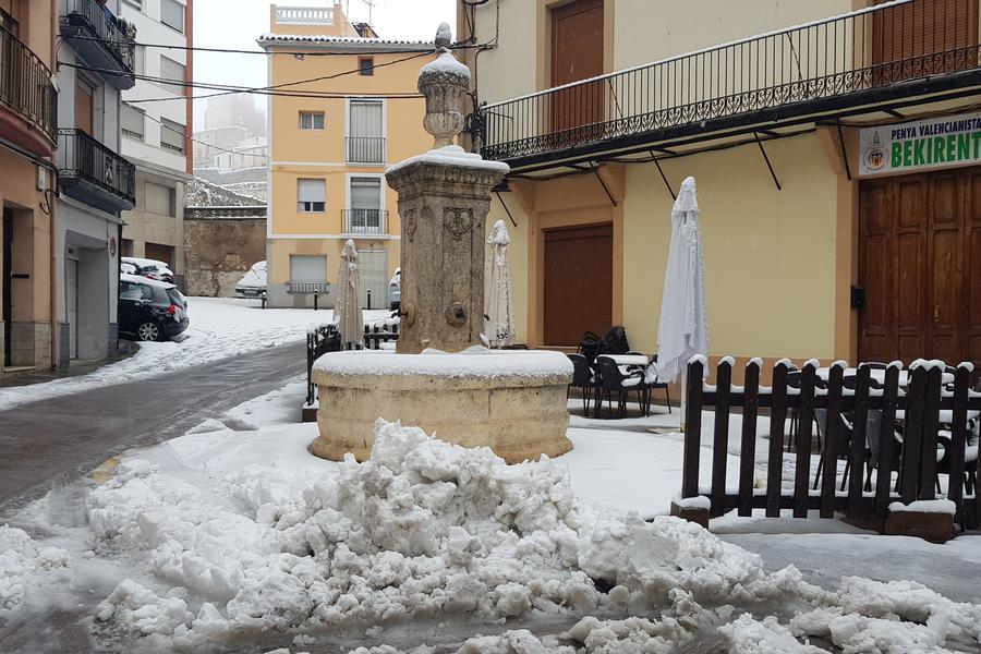 Nieve en Bocairent. Filomena