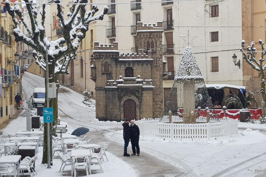 Nieve en Bocairent. Filomena
