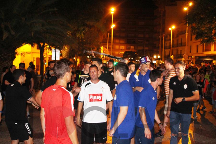Celebració de l'ascens de l'Ontinyent CF
