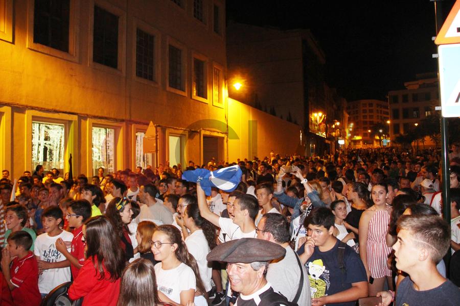 Celebració de l'ascens de l'Ontinyent CF