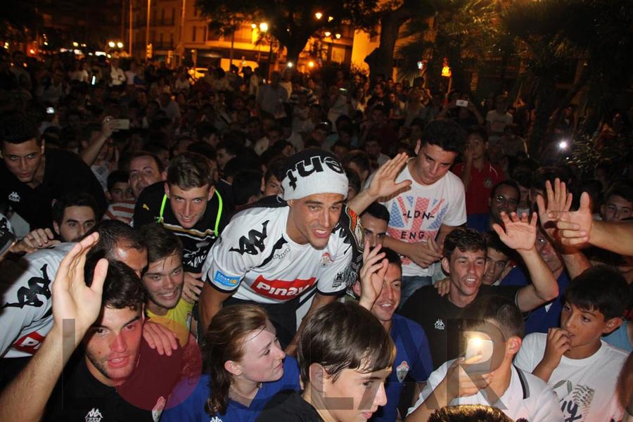 Celebració de l'ascens de l'Ontinyent CF