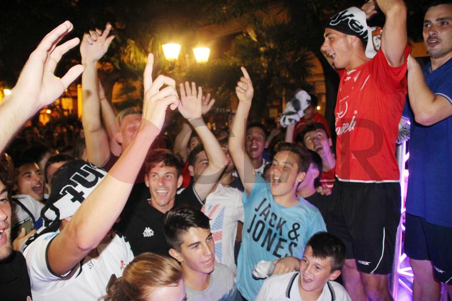 Celebració de l'ascens de l'Ontinyent CF