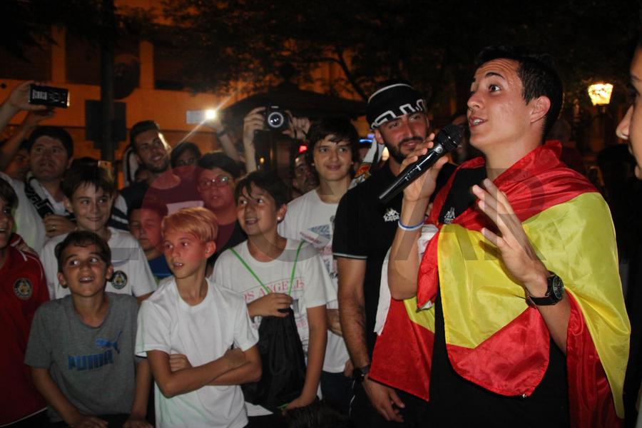 Celebració de l'ascens de l'Ontinyent CF. José Antonio Soler