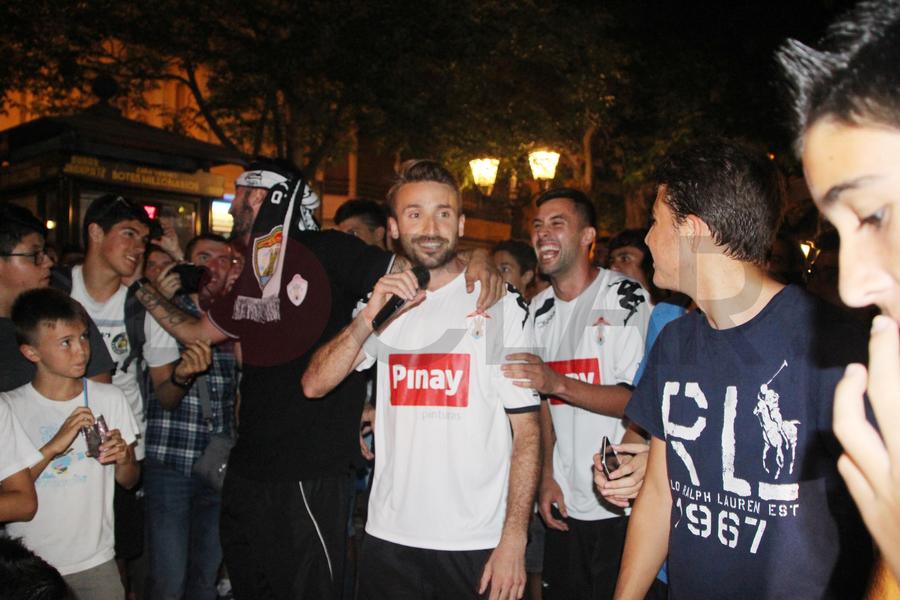 Celebració de l'ascens de l'Ontinyent CF