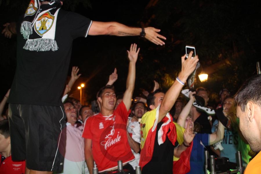Celebració de l'ascens de l'Ontinyent CF