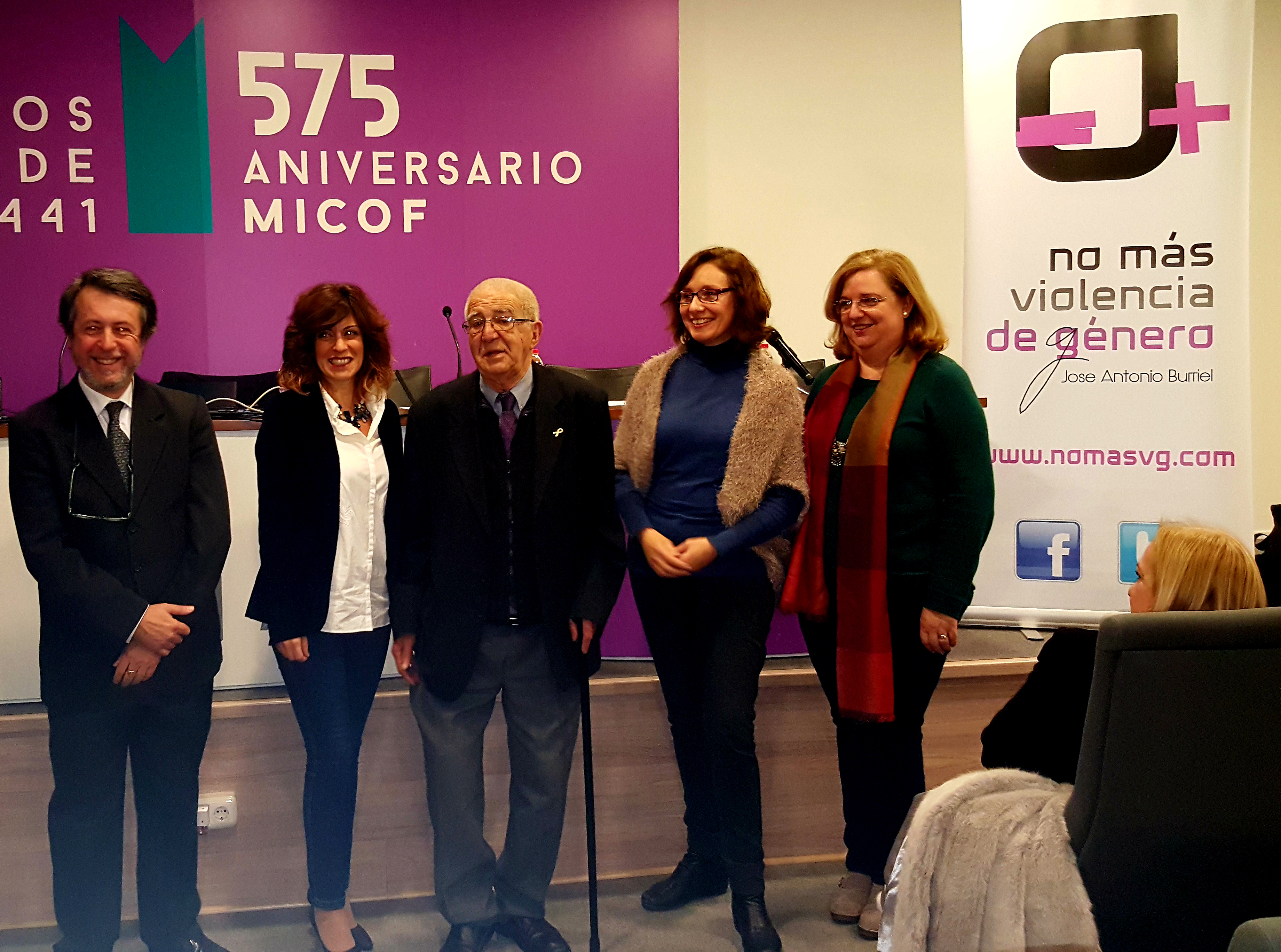 Homenaje a Jose Antonio Burriel, No más violencia de genero