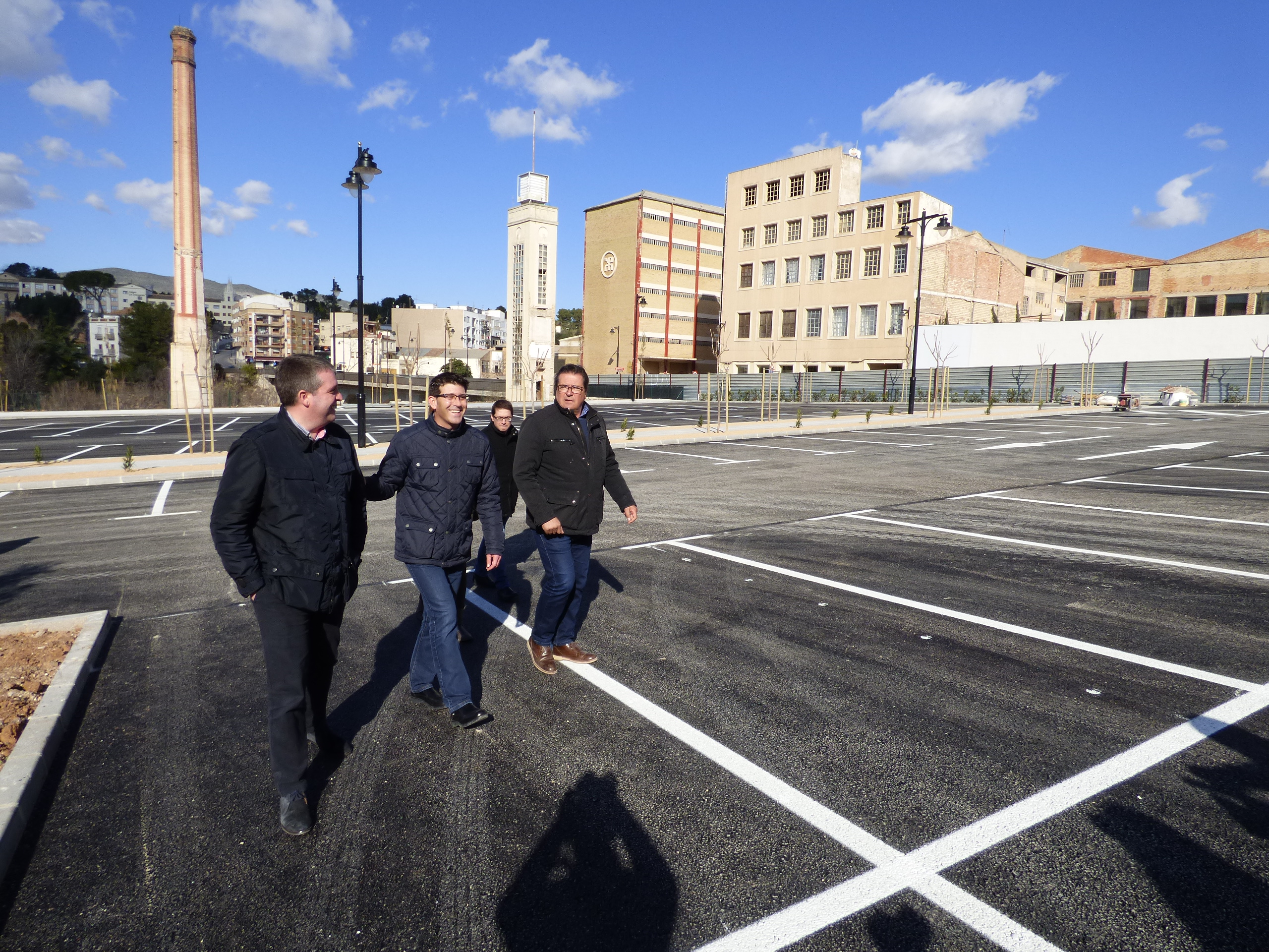 Nuevo aparcamiento en Ontinyent, en el antiguo solar de Paduana