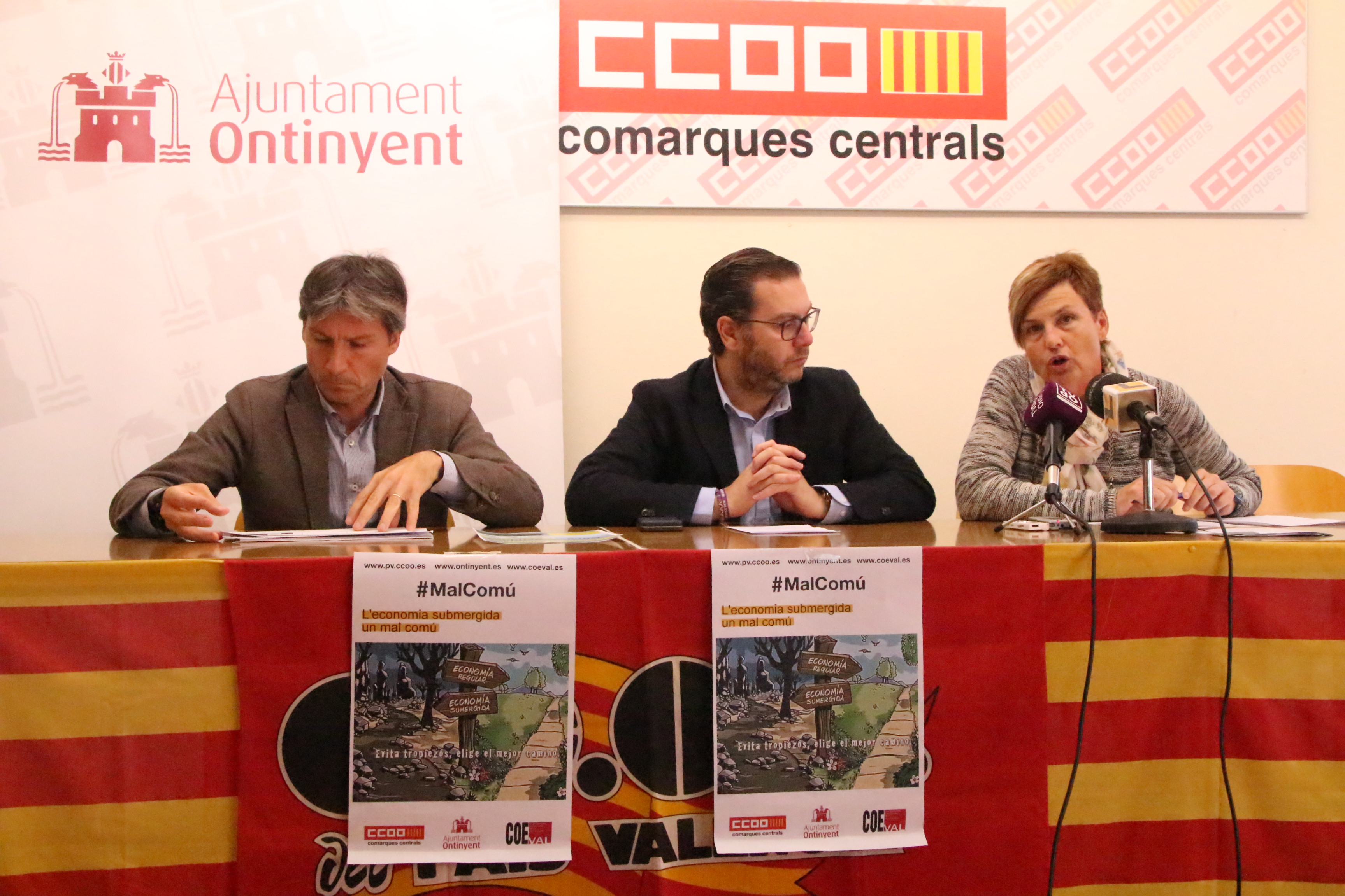 Javier Cabedo, Pablo Úbeda y Manuela Pascual