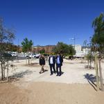 Plantan una arboleda mediterránea junto al nuevo párking de José Iranzo