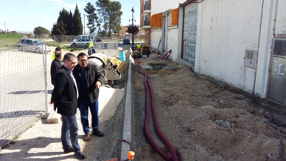 Obras calle Joaquín José Cervino Ferrero, Ontinyent