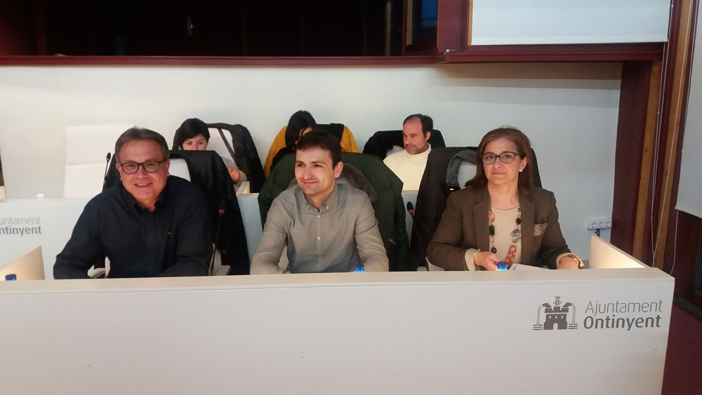 Los concejales del PP en el Ayuntamiento de Ontinyent