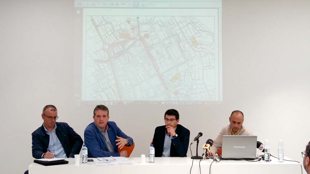 Reunión sobre las obras en la avenida del Textil