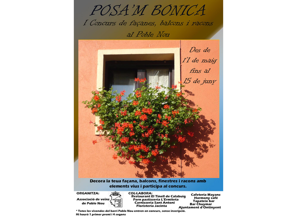 Concurs balcons Poble Nou, Ontinyent