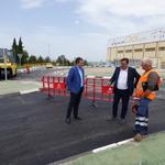 Mejoran el asfaltado de la rotonda de Mesta en Ontinyent