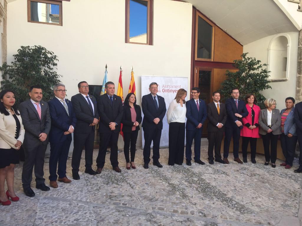 Susana Díaz i Ximo Puig visiten Ontinyent