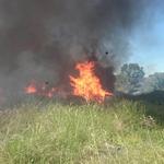 El foc calcina els exteriors d'una fàbrica a Ontinyent