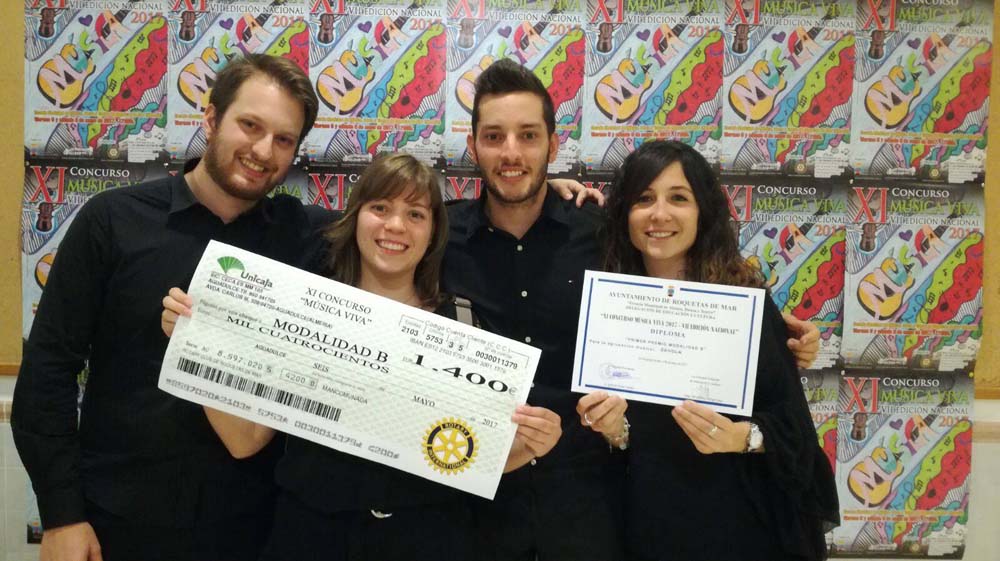 "Sonolk Quartet", primer premi en Roquetas de Mar