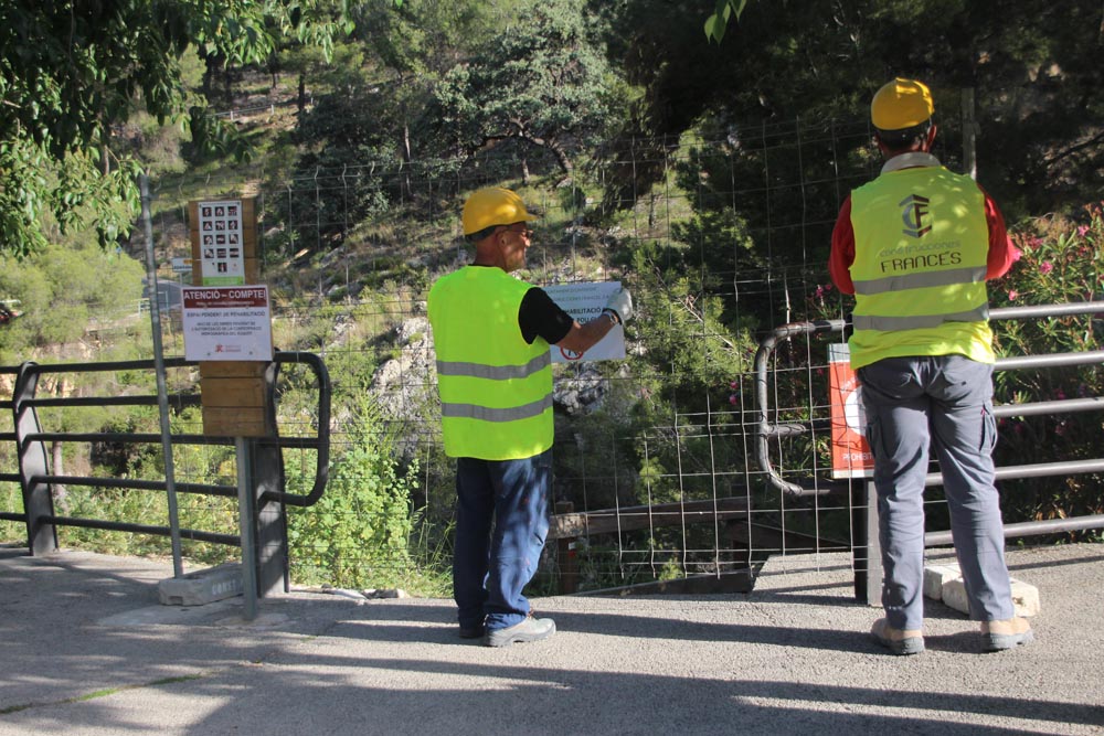 Obras en el Pou Clar