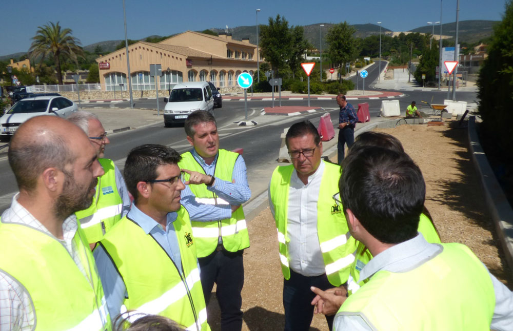 Obres a la rotonda El Pilar, Ontinyent
