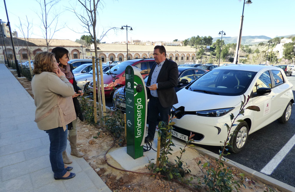 Punt de recàrrega elèctrica, a Ontinyent