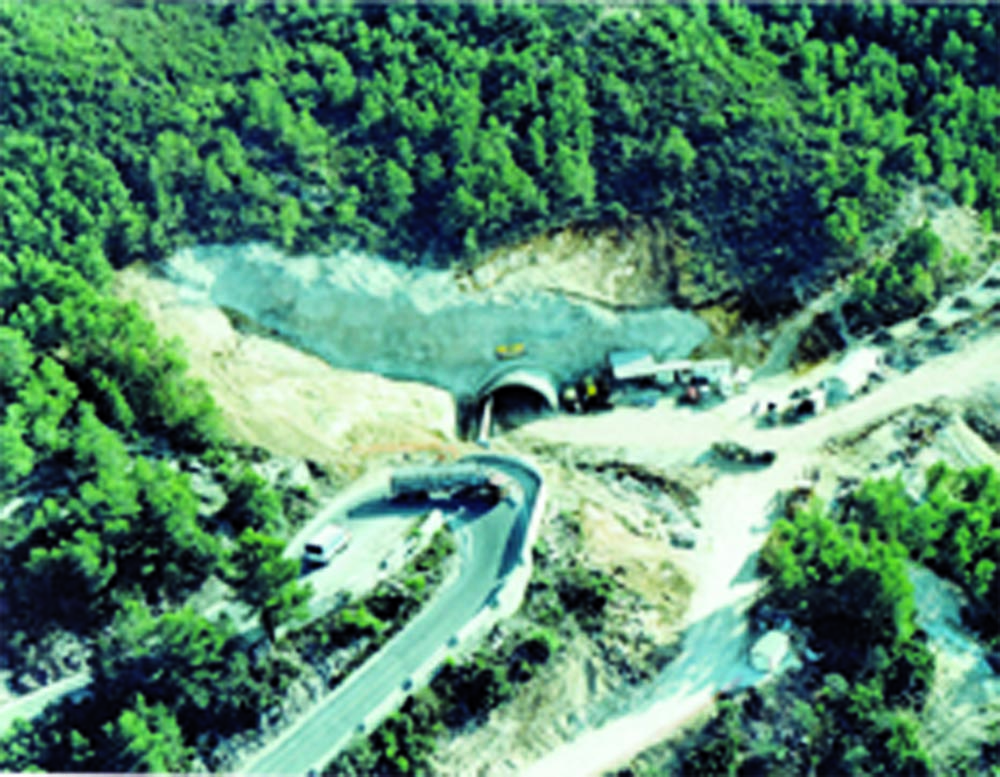 Obres del túnel de l'Olleria