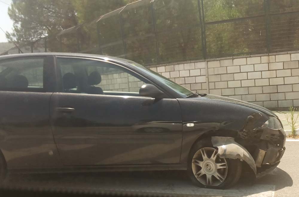 Así ha quedado el coche