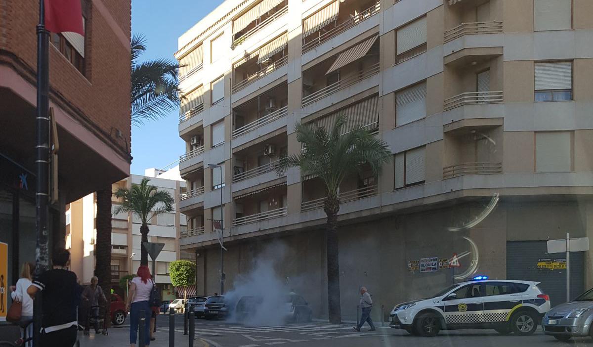 Momento del incendio