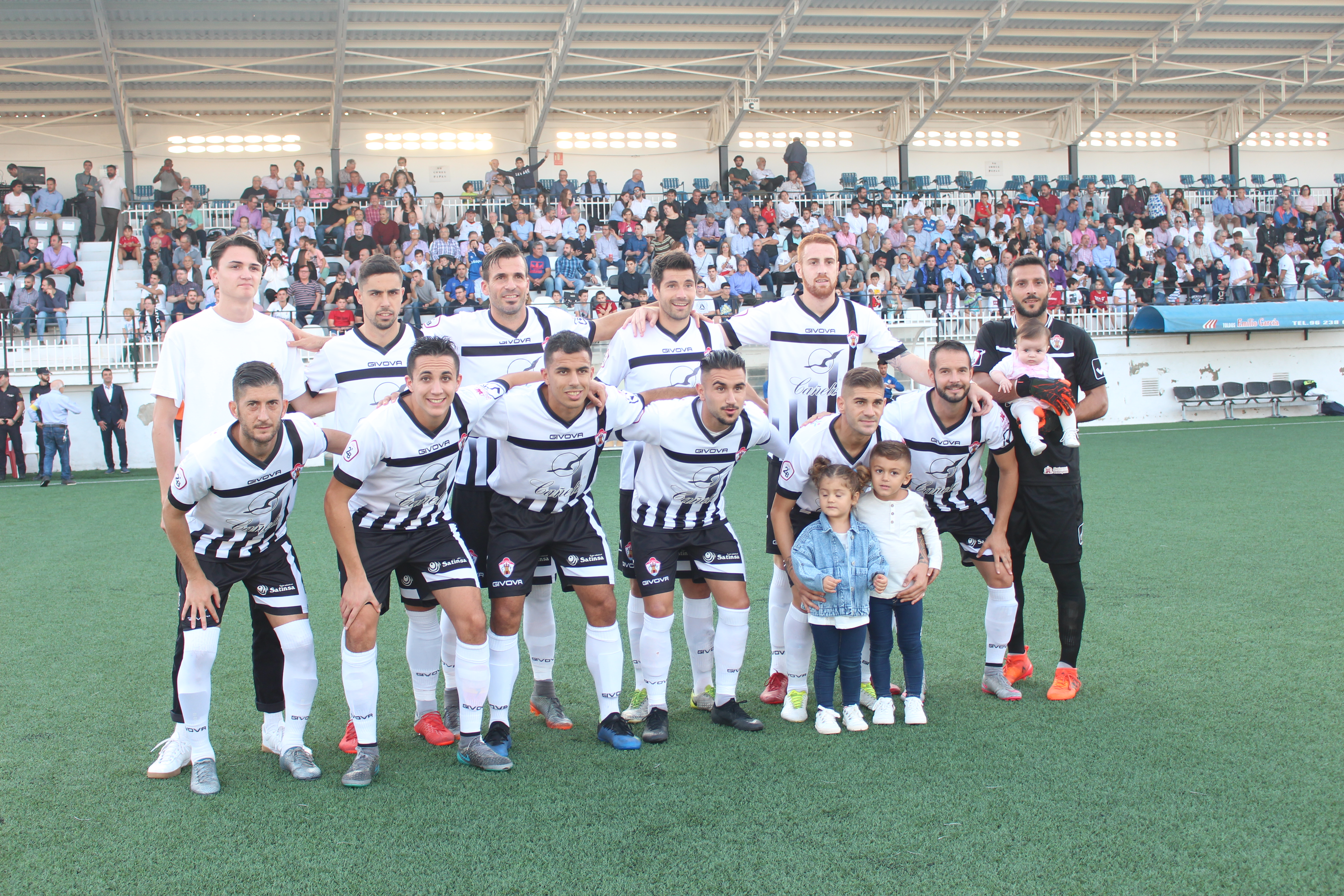 Alineación del Ontinyent en el último partido de liga
