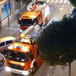 S’incendia un traster en l’avinguda Torrefiel d’Ontinyent