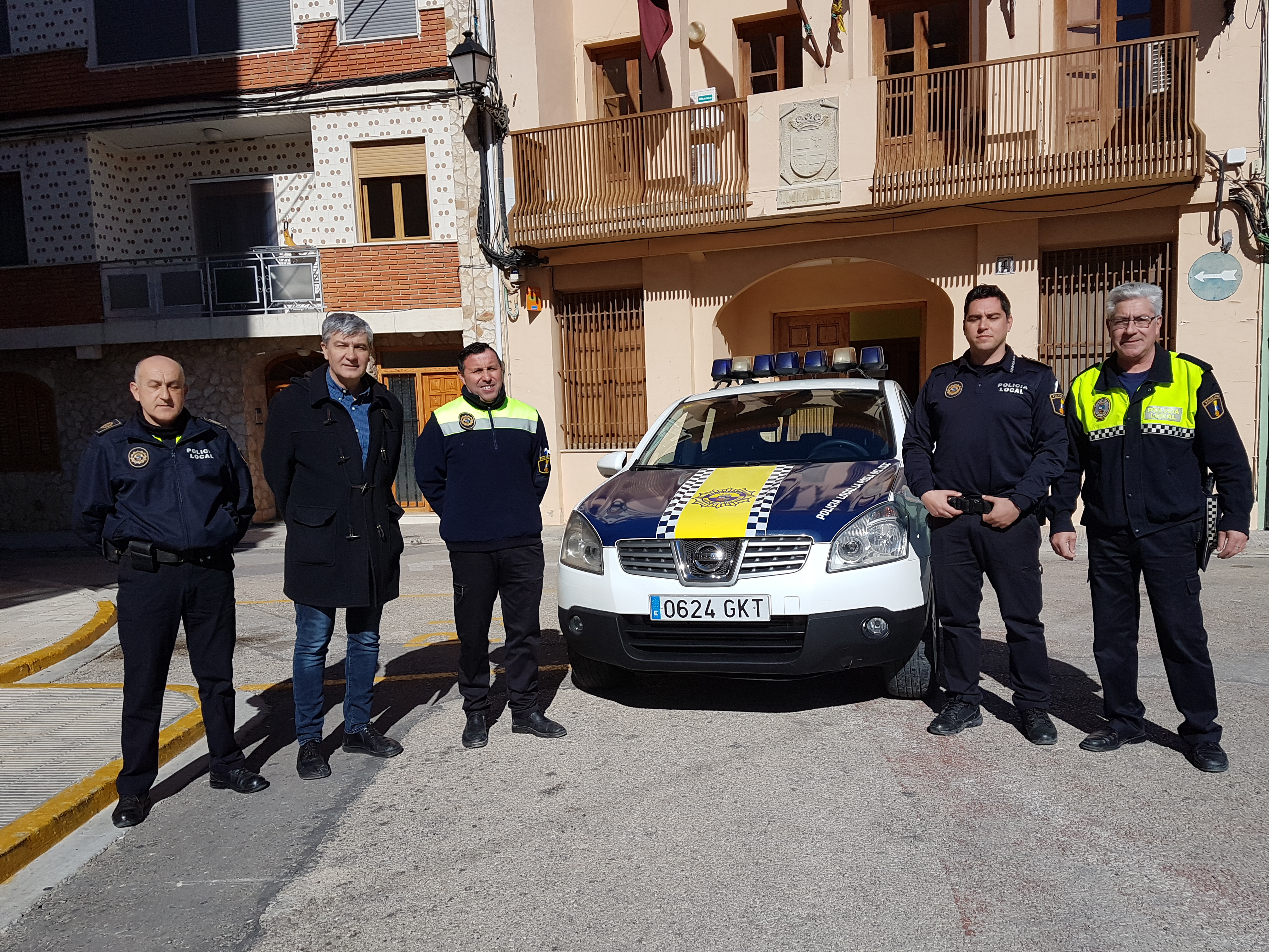 El nuevo vehículo de la policía local de la Pobla del Duc