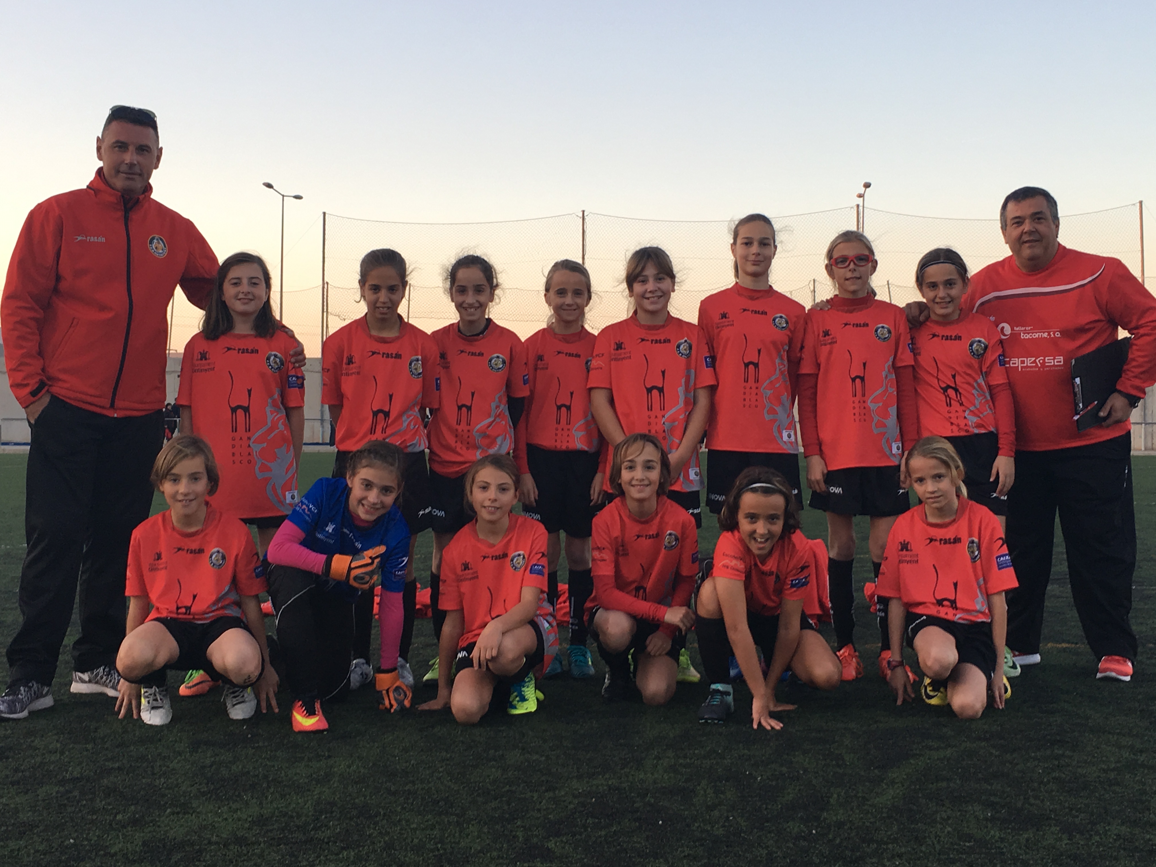 Equip benjamí-aleví de la FEBO