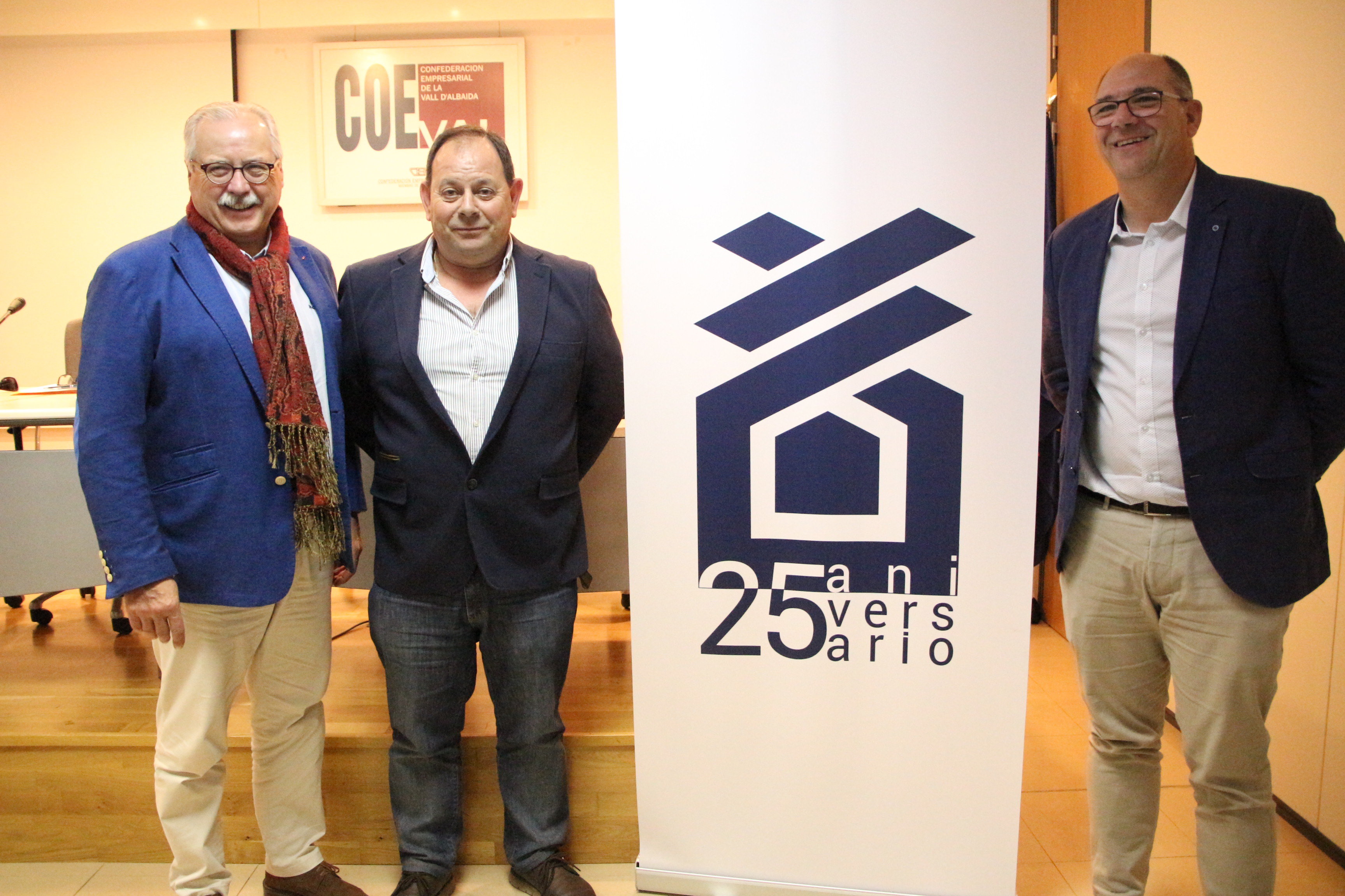 Jesús Bordera, José Mª Micó y Eleuterio Mancebo