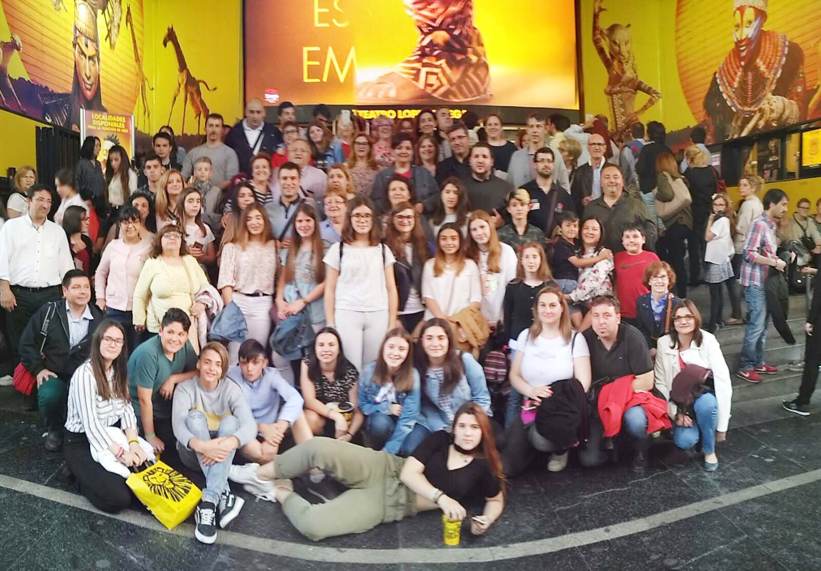 Alumnes en el teatre Lope de Vega