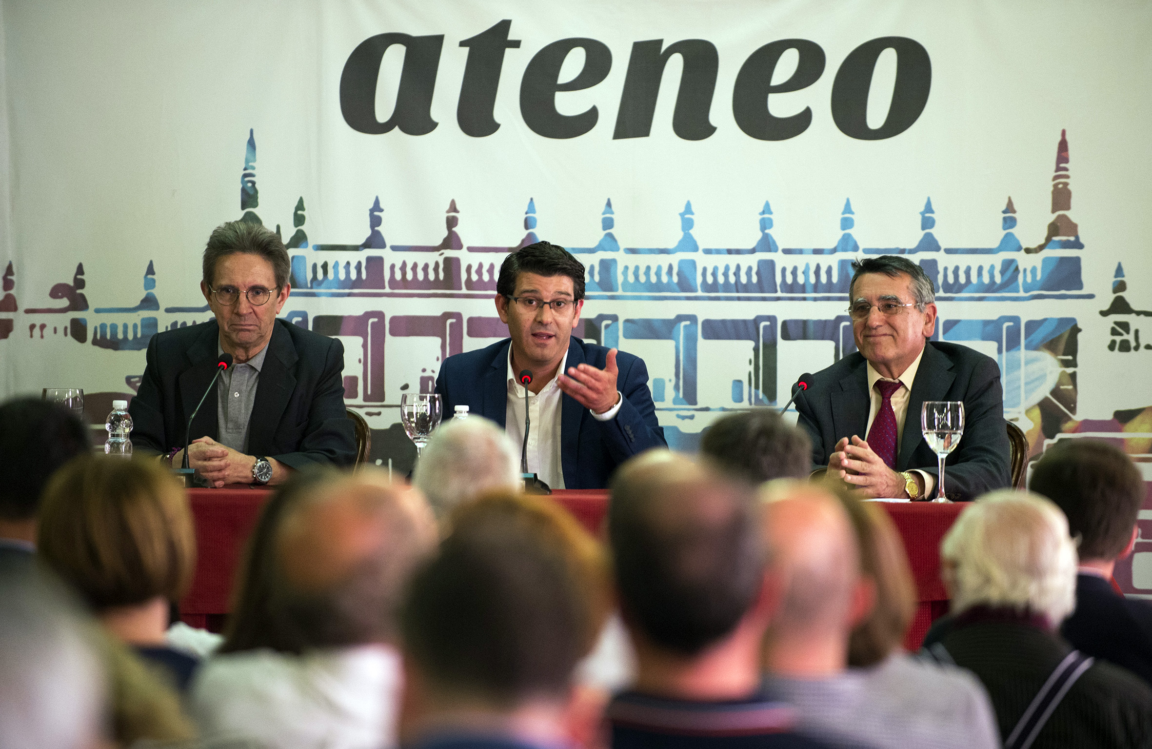 Ricardo Bellveser, Jorge Rodríguez y Vicente Bosch