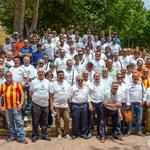 17 peñas valencianistas del sector 11 se reúnen en Agullent