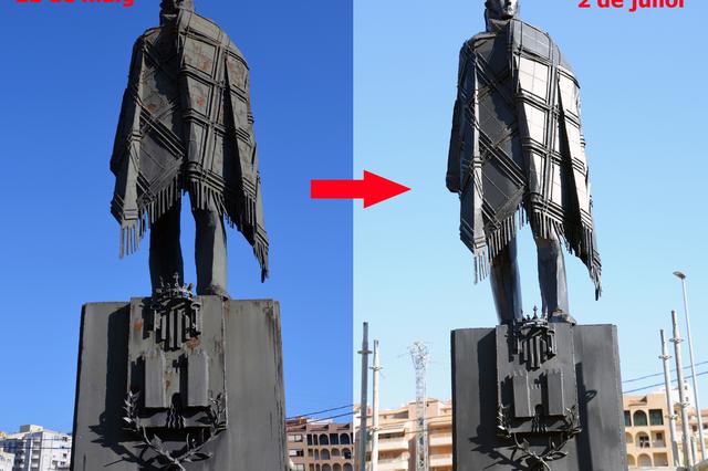El ‘Home de la manta’ de Bocairent recupera su esplendor 