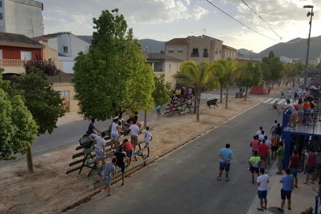 Un menor ontinyentí, ferit de gravetat en els bous d'Aielo