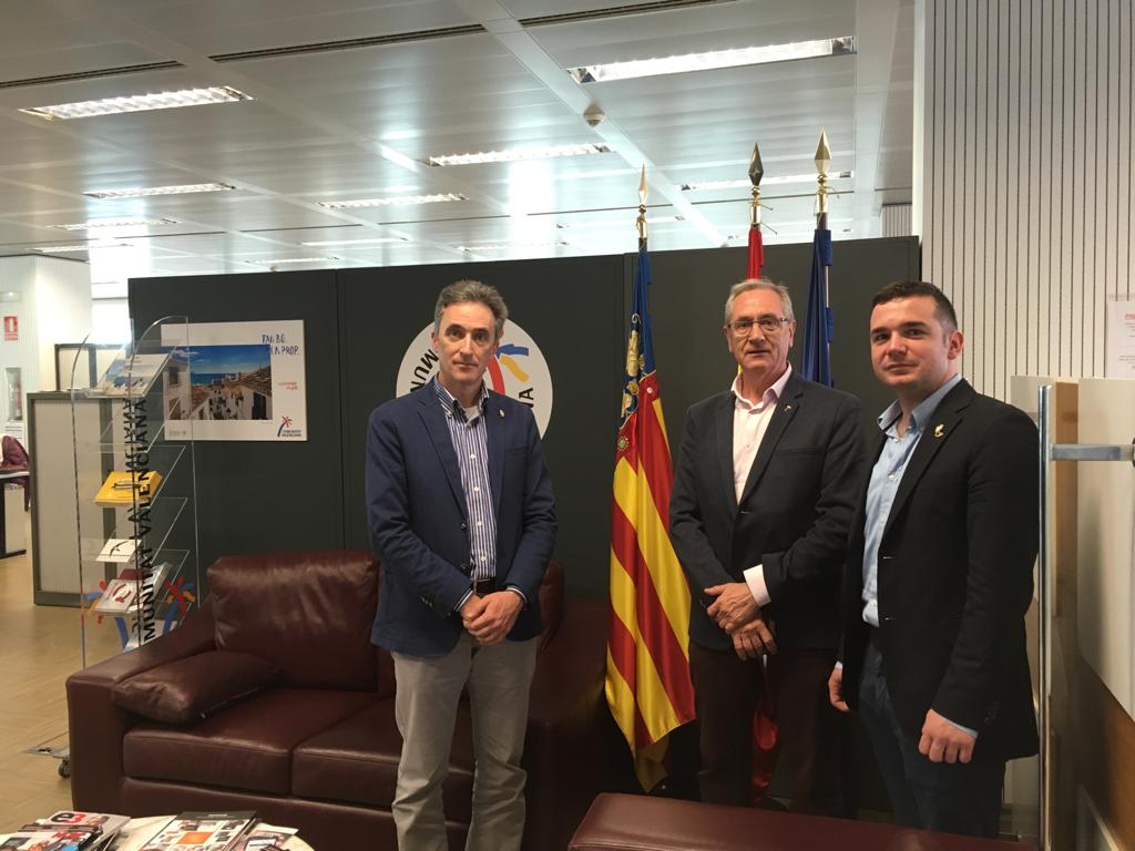 Javier Ureña, Josep Gisbet y Vicente Pla