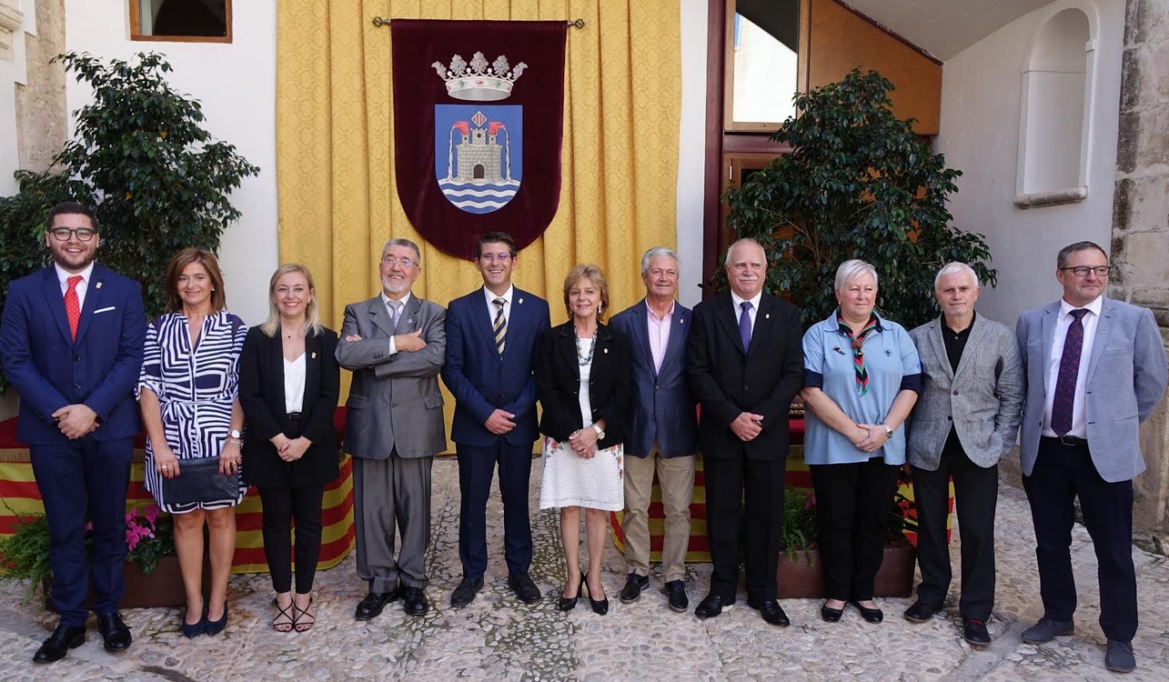 Els guardonats, amb els portaveus
