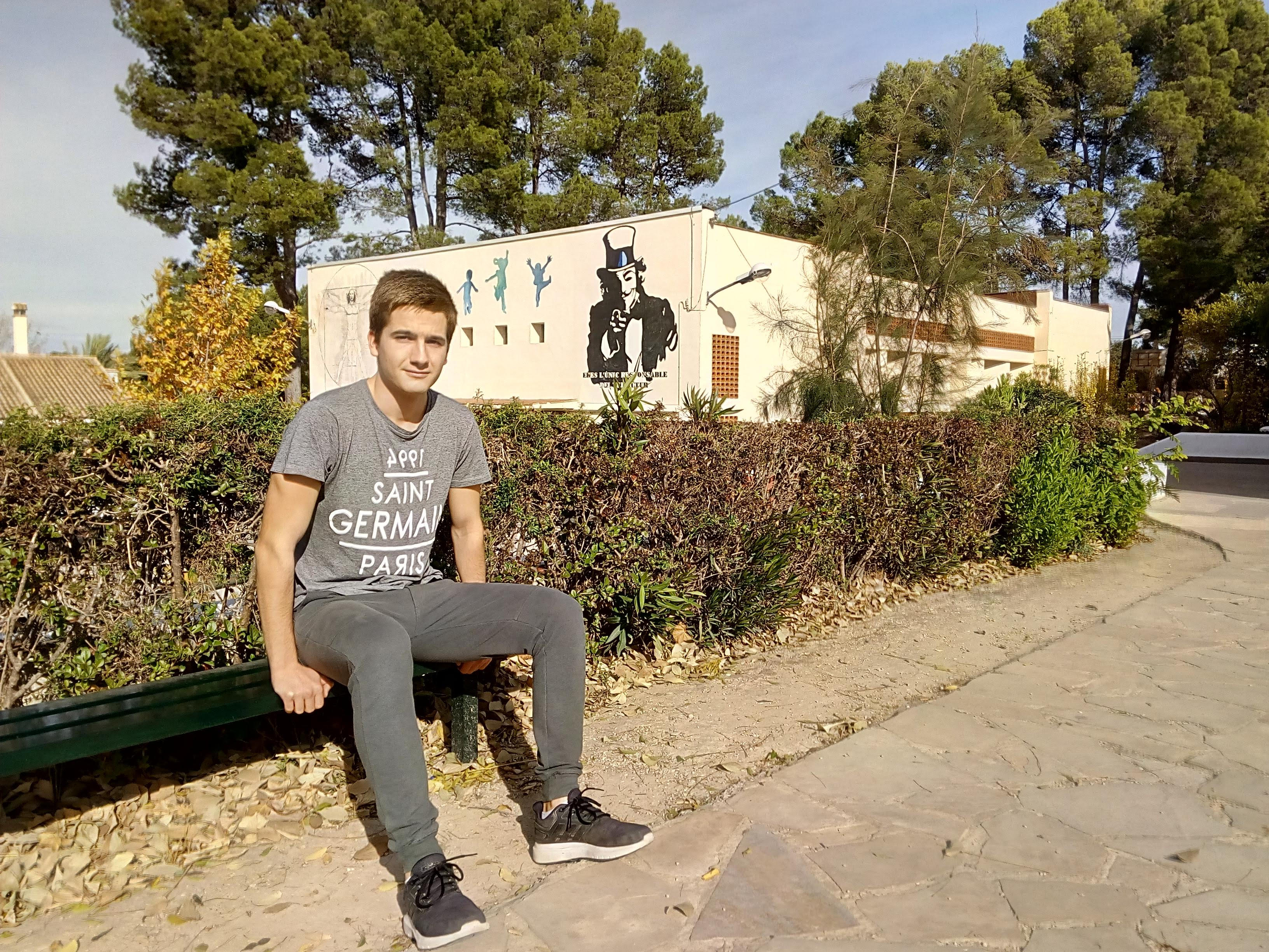 Blai Ferrero es uno de los principales jóvenes del Fridays For Future en Ontinyent