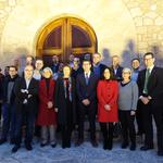 Mavi Mestre visita a Ontinyent la façana rehabilitada 