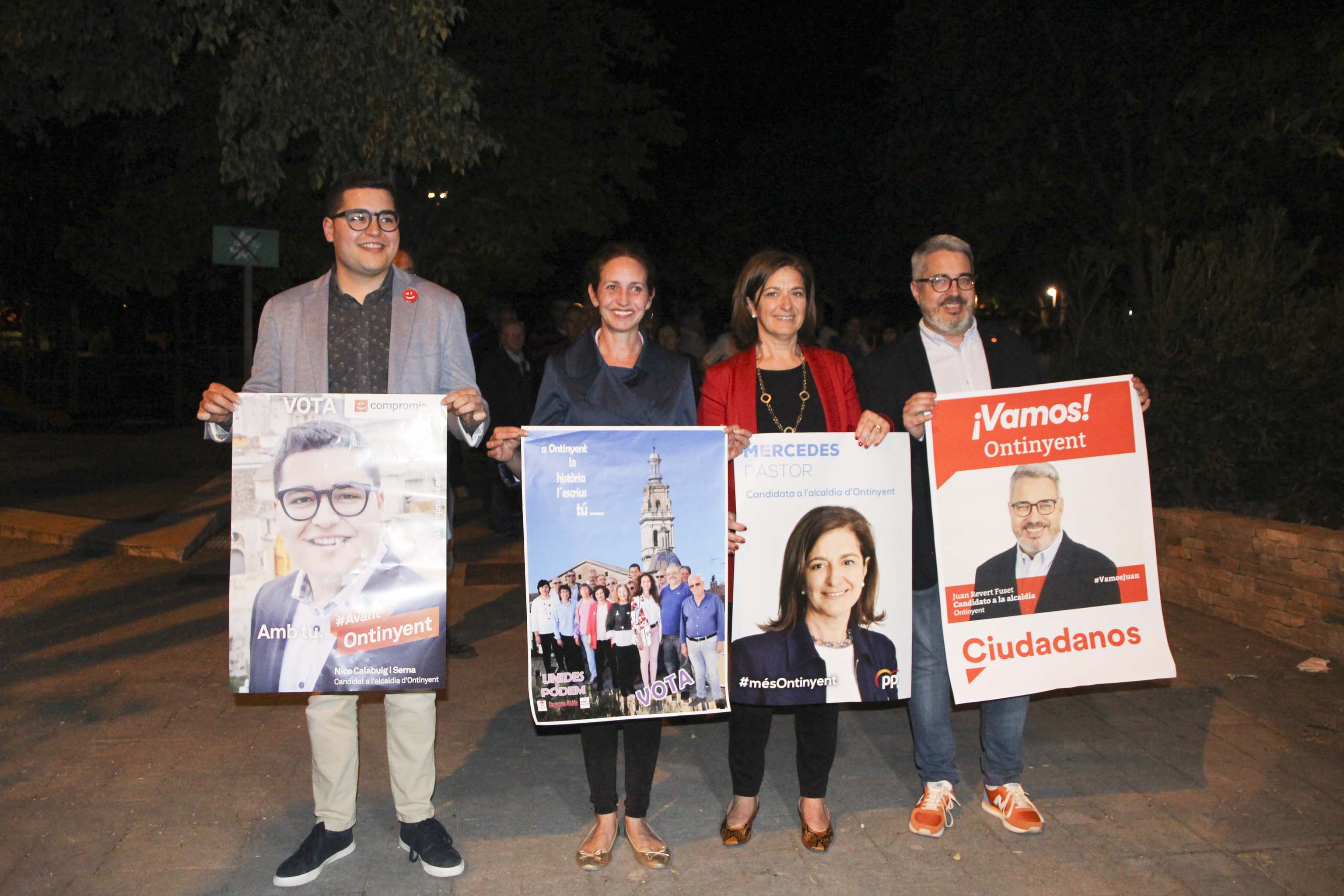 Silvia Arques, Mercedes Pastor, Juan Revert i Nico Calabuig 